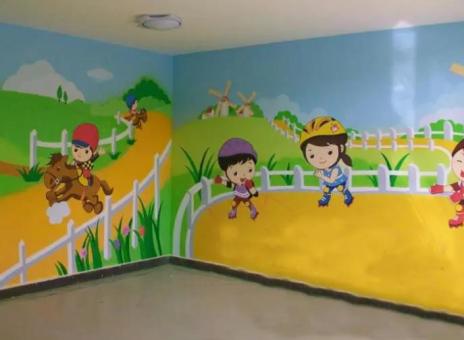 叶县幼儿园墙体彩绘制作流程及注意事项