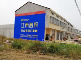 叶县农村墙体广告在不同形式上面展现的不同特色