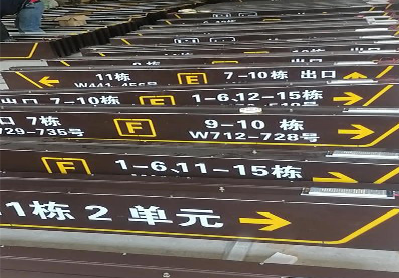 叶县广告标识中，常见的几种安装方式。